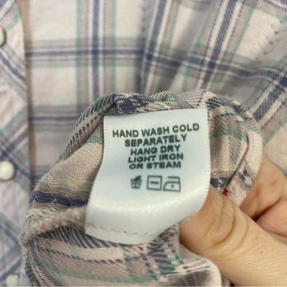 Xirena Jensen Plaid Flannel Snap Button Shirt - Picture 13 of 13